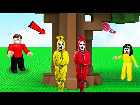 Yuta Mio Dan Baby Celine Mencari Pocong Warna Warni Yang Sembunyi | ROBLOX thumbnail