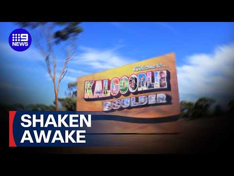 Gold mining town shaken awake by 3.4 magnitude earthquake | 9 News Australia thumbnail