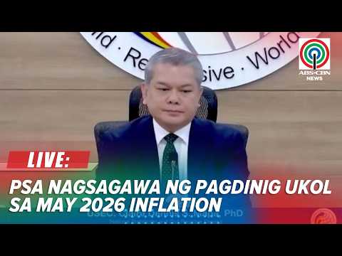 LIVE: PSA holds press briefing on May 2026 inflation | June 5, 2026 thumbnail