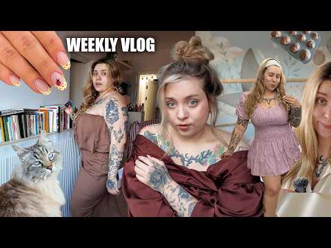Mierzymy nowe sukienki 👗 plus size 💕 treningi, faza na babeczki, ogród, wiosna✨🐞 intensywny tydzień  thumbnail