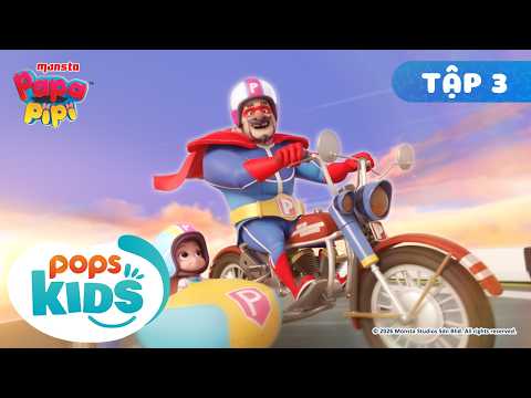 Papa Pipi - Tập 3: Nón bảo hiểm 🧸 Hoạt hình LỒNG TIẾNG mới nhất thumbnail