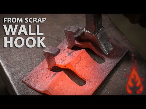 Making a wall hook from scrap metal! thumbnail