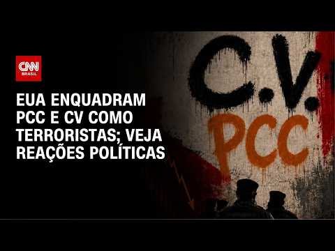 Governo e oposição divergem sobre decisão dos EUA contra PCC e CV | CNN BRASIL thumbnail