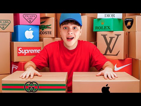 ABRIENDO 100 CAJAS MISTERIOSAS!! thumbnail