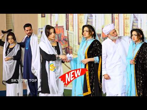 Goshi Khan and Nida Choudhary | Saqi Khan | Sarfraz Vicky | Stage Drama | Majajan Meri Ae #punjabi thumbnail