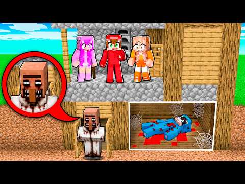 Un ALDEANO TERRORÍFICO me ROBA LA CASA en Minecraft! thumbnail