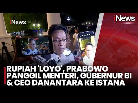 [FULL] Rupiah 'Loyo', Prabowo Panggil Menteri, Gubernur BI & CEO Danantara ke Istana | iNews Siang thumbnail