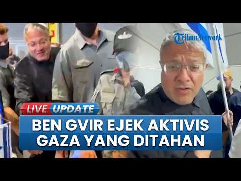 Ben Gvir Berulah Lagi, Kibarkan Bendera Israel Sambil Ejek Aktivis Palestina yang Ditahan thumbnail