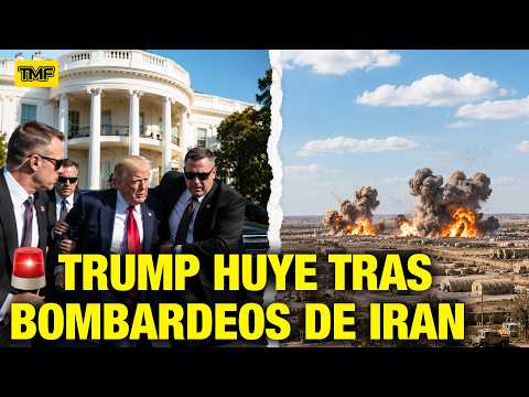 TRAS BOMBARDEOS DE IRAN TRUMP HUYE DE LA CASA BLANCA! thumbnail