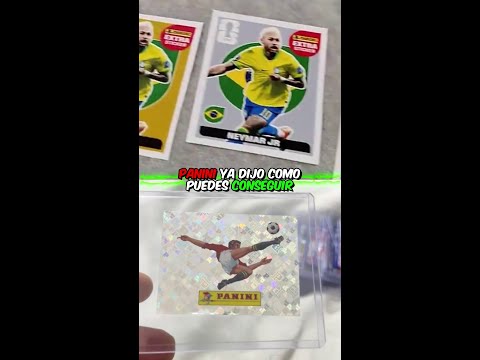 Panini ya dijo como puedes conseguir la estampita dorada de Neymar. thumbnail