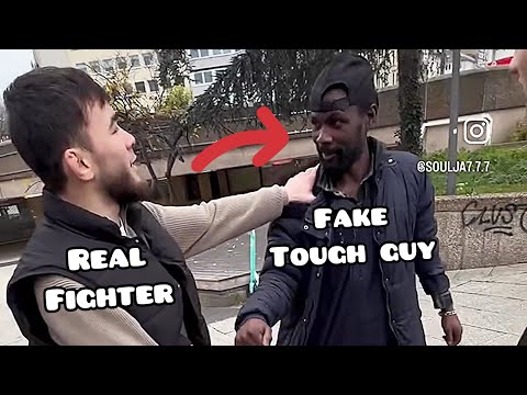 Fake "Tough Guy" Picks A Fight With A REAL Fighter - INSTANTLY HUMBLED thumbnail