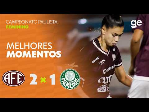 FERROVIÁRIA 2 X 1 PALMEIRAS | MELHORES MOMENTOS | CAMPEONATO PAULISTA FEMININO | sportv thumbnail