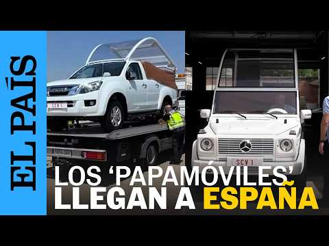 VISITA PAPA | Llega el 'papamóvil', el vehículo que utilizará León XIV durante su visita a España thumbnail
