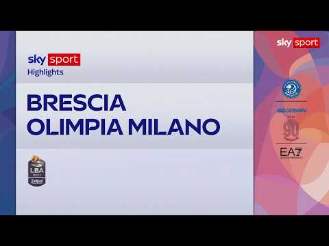 Basket Serie A semifinale G1, Brescia-Milano 72-88: gli highlights thumbnail