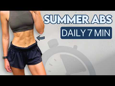 Quick 7 Minute Abs For A Defined Summer Core with Lilly Sabri thumbnail