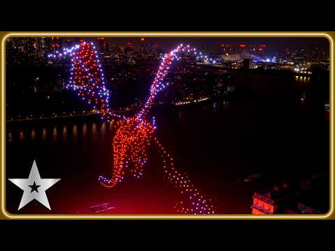 Celestial win GROUP GOLDEN BUZZER for stunning drone show | Semi-Finals | BGT 2026 thumbnail