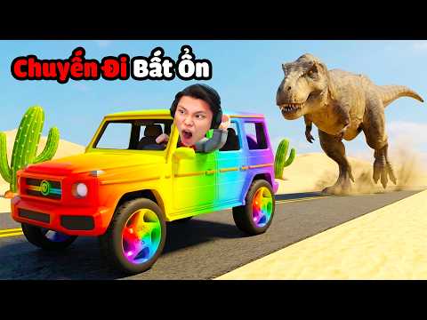 [ROBLOX] JayGray Chuyến Đi Bất Ổn Công Viên Khủng Long??Thử Thách 24 Giờ Đi Phượt Trên Xe Ô Tô thumbnail