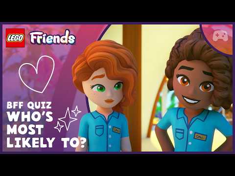 BFF Quiz 💜 Who's Most Likely To? | Autumn and Aliya 🏖️📱 | LEGO Friends: The Next Chapter thumbnail