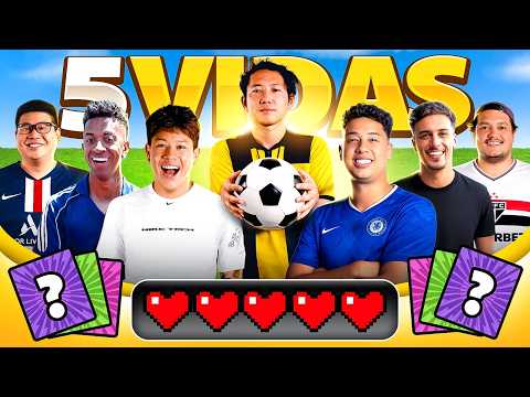 ERROU? PERDE 1 VIDA 💔 FEZ O GOL? GANHA 1 VIDA 💚 (MUITO GOLAÇO E EMOÇÃO) ft. ZAGUEIRO REACTER thumbnail