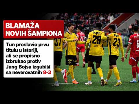 Tun proslavio prvu titulu u istoriji, ali se propisno izbrukao protiv Jang Bojsa / SPORT KLUB Fudbal thumbnail