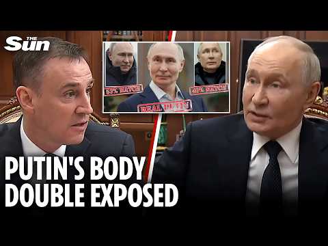 Moment Putin humiliated as Russian minister 'accidentally calls Vlad his body-double's name' thumbnail