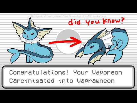 🦀The Carcinisation of Pokemon 🦀 (The Eeveelutions) thumbnail