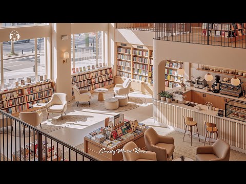 Cozy Bookshop Jazz & Warm Coffee Shop Ambience — Comforting Ambience for Relaxing & Reading thumbnail