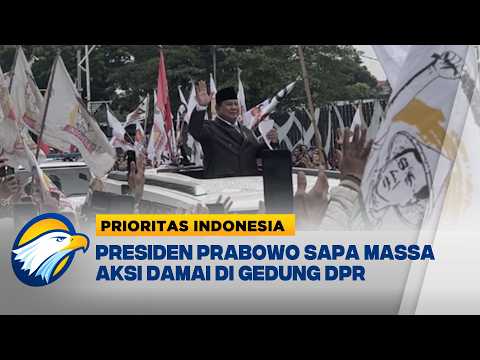 Presiden Prabowo Keluar Sunroof Maung Garuda Sapa Ribuan Massa Aksi di DPR [Prioritas Indonesia] thumbnail