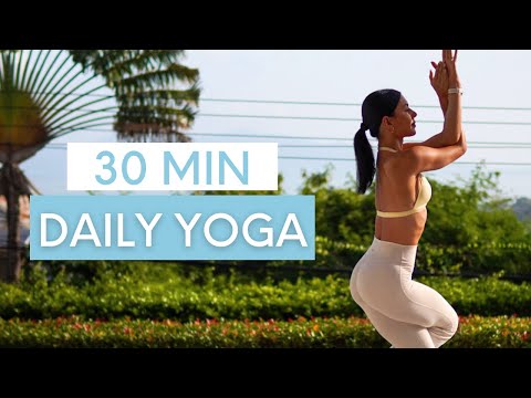 30 MIN DAILY YOGA FLOW || Full Body Flow To Feel Good thumbnail
