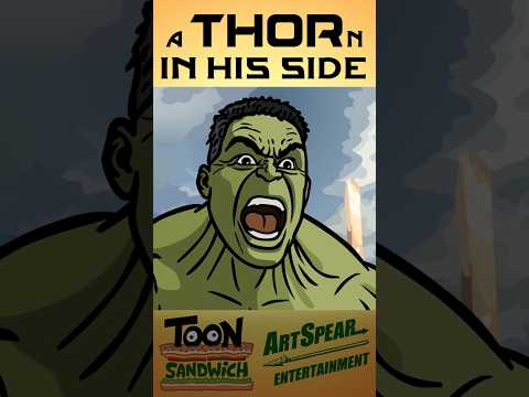 Thor kicks Hulk's butt - TOON SANDWICH #funny #marvel #mcu #avengers #thor #hulk #animation thumbnail