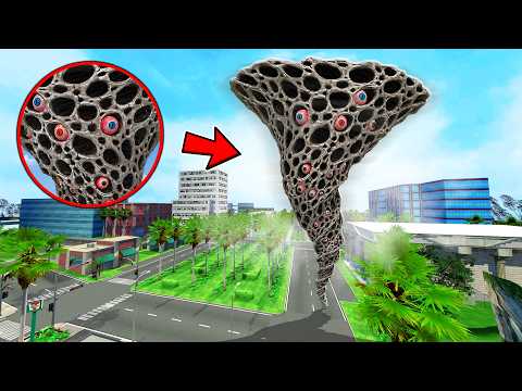 บินโดรนสำรวจเมือง จับภาพเจอ ทอร์นาโดกลายพันธุ์ Tornado Trypophobia thumbnail