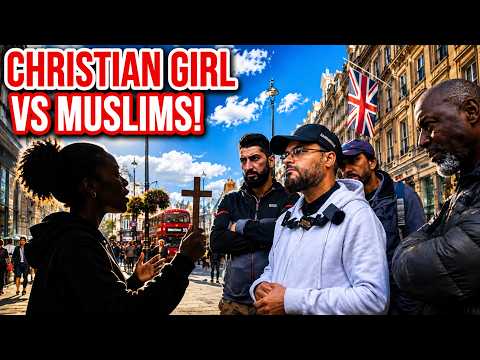 Christian Girl Vs Muslims! Hashim Vs Christian Girl | Speakers Corner | Hyde thumbnail