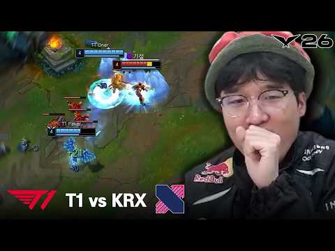 연승 행진 이어가며 레전드 그룹 확정!! | T1 vs KRX | 2026 LCK thumbnail