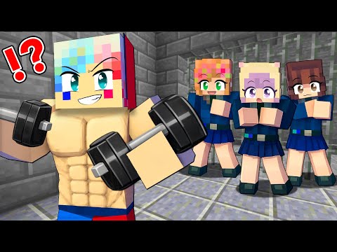 【男は逮捕する🚹❌】女だらけの刑務所でマッチョになって脱獄するマインクラフト💪🏻【マイクラ】ぽっぴんず thumbnail