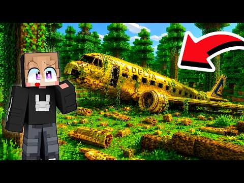 KITA MENEMUKAN PESAWAT MEWAH TERBENGKALAI DI MINECRAFT!! thumbnail