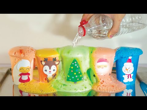 Engaging Christmas STEM Project Colourful Rainbow Foam Experiment thumbnail