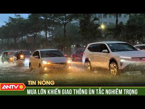 Hà Nội mưa như trút nước, nhiều tuyến phố ngập sâu, giao thông tê liệt | ANTV thumbnail
