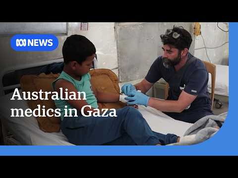 Australian medics return to Gaza to treat injured Palestinians | ABC NEWS thumbnail