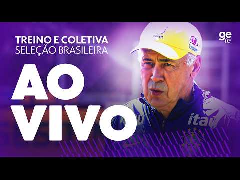 TREINO DA SELEÇÃO BRASILEIRA E COLETIVA | ge tv thumbnail