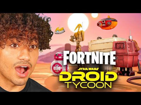 FORTNITE Star Wars Droid Tycoon W/ Kreekcraft #epicpartner #fortnite @fortnite thumbnail