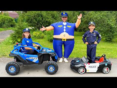 Fun Police adventures on police kids car with Sofia thumbnail