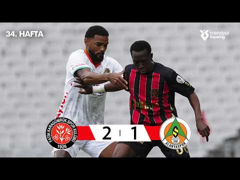Fatih Karagümrük (2-1) Alanyaspor | 34. Hafta | Trendyol Süper Lig 2025 - 2026 Sezonu thumbnail