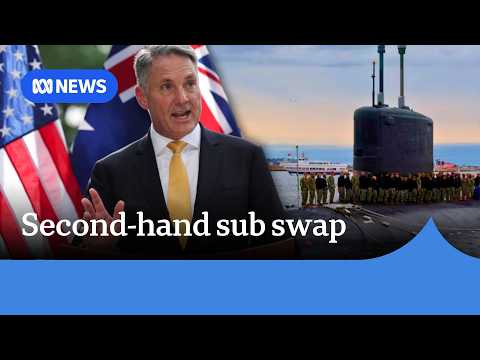 Australia scraps new Virginia-class submarines in AUKUS shakeup | ABC NEWS thumbnail