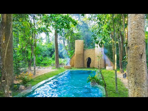 We Build The Most Amazing Jungle Swimming Pool Villa by Ancient Skills thumbnail