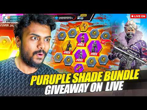 FINAL Purplle shade Bundle Giveaway Tournament  - Garena Free Fire Max Live thumbnail