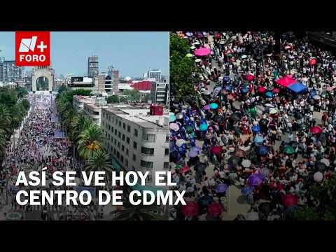 Así se ve desde el aire el Monumento a la Revolución por informe de Claudia Sheinbaum thumbnail