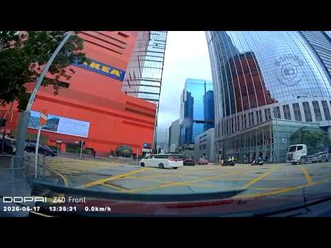 車CAM直擊 - WP5320 示範點樣可以係對面線打尖入Megabox thumbnail