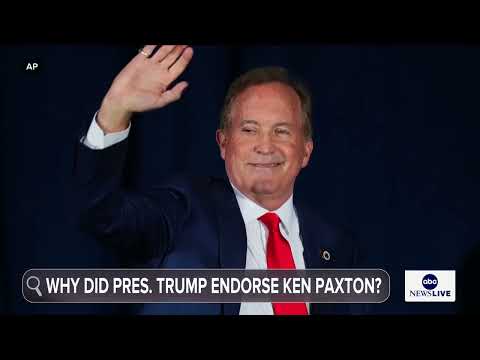 Trump-backed Ken Paxton defeats incumbent John Cornyn in Texas GOP Senate runoff thumbnail