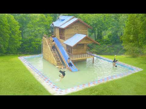 How To Build House with Pool: Long-term full underground construction [Evolution Primitive Time] thumbnail