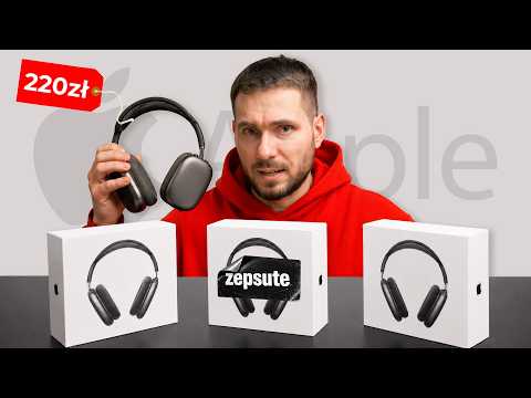 Kupiłem trzy uszkodzone Airpods'y Max.. thumbnail